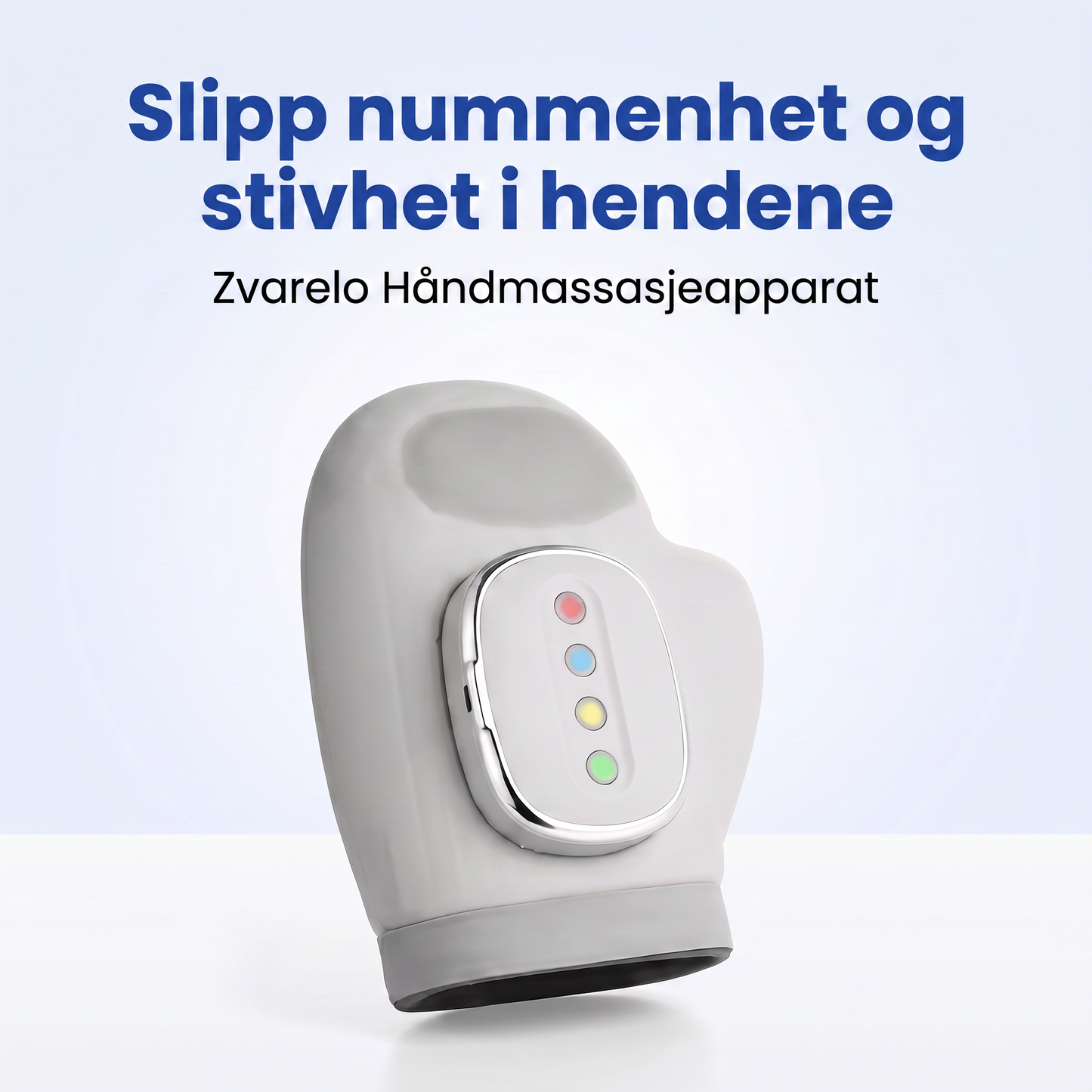 Zvarelo — Håndmassasjeapparatet med luftkompresjon og varme som lindrer stivhet og prikking på 15 minutter om dagen