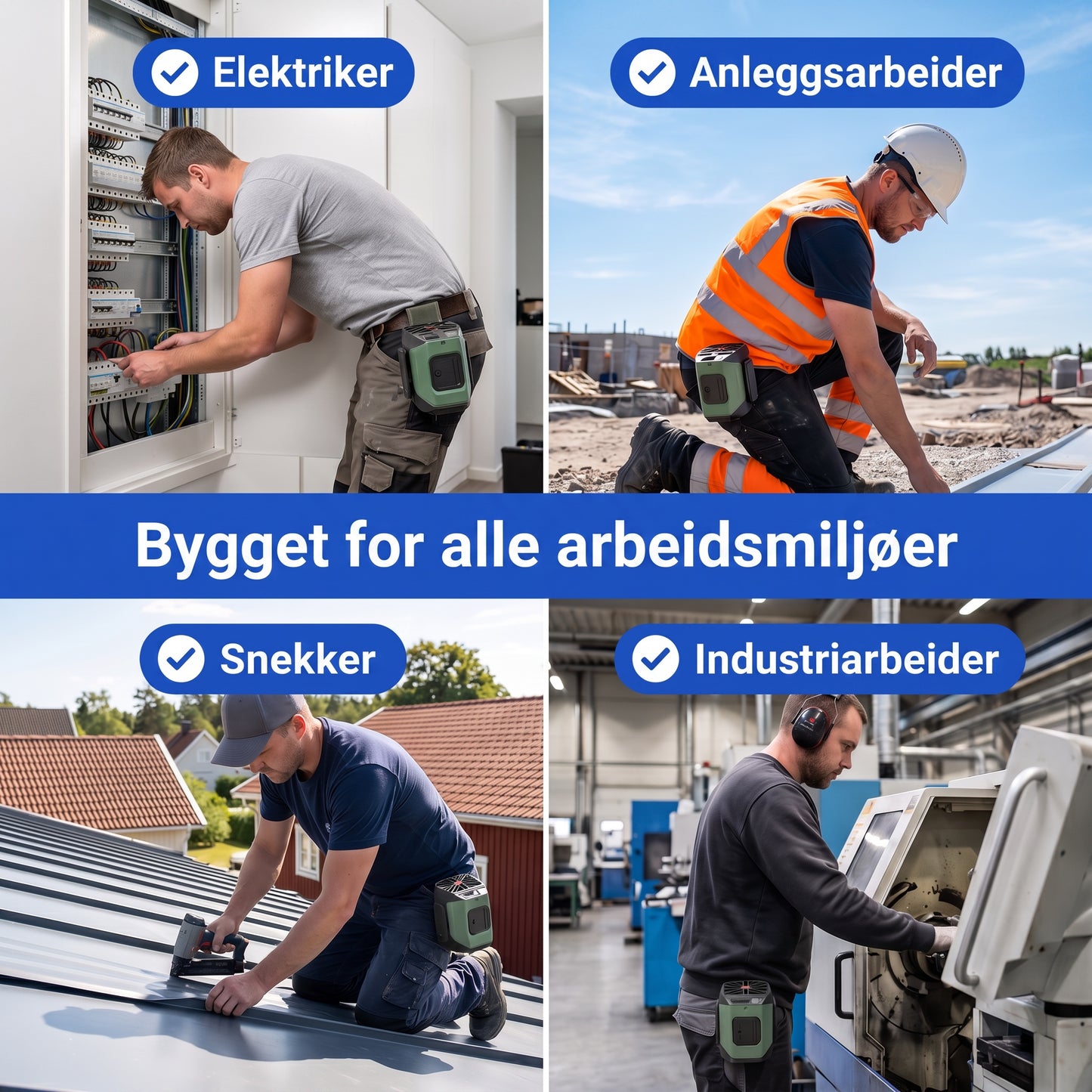 Bygget for alle arbeidsmiljoer
