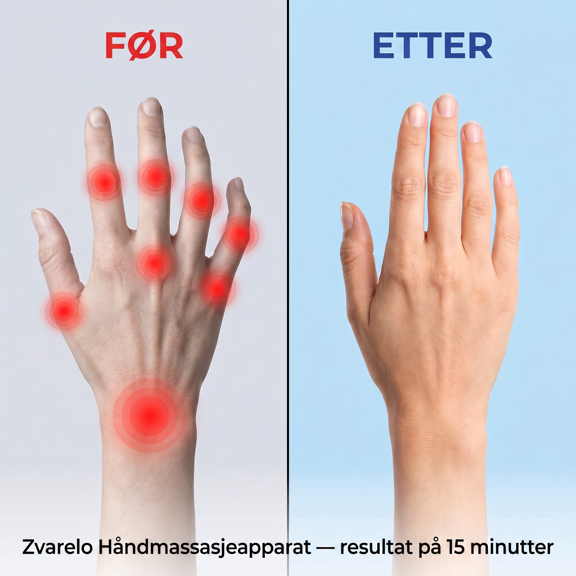 For og etter - resultat paa 15 minutter