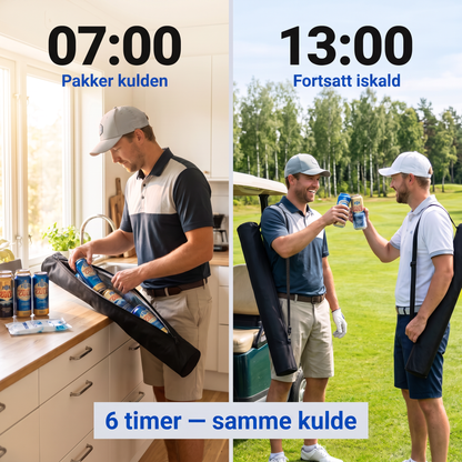 Zvarelo — Golfkjølebagen som holder drikken kald fra første tee til siste putt