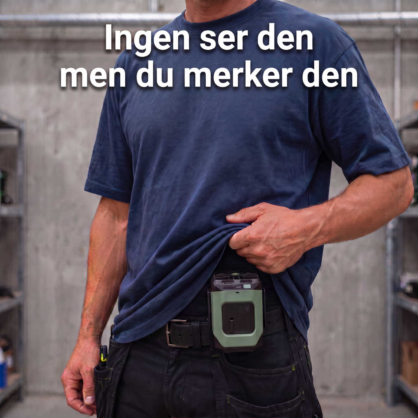 Zvarelo™ Arbeidsviften som holder deg sval hele skiftet, selv med lange ermer