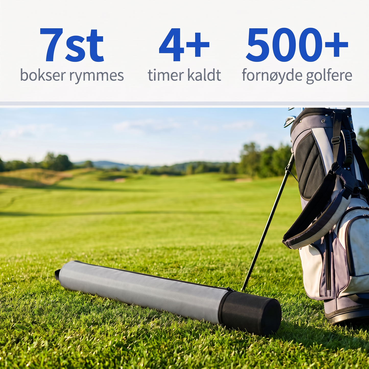 Zvarelo — Golfkjølebagen som holder drikken kald fra første tee til siste putt