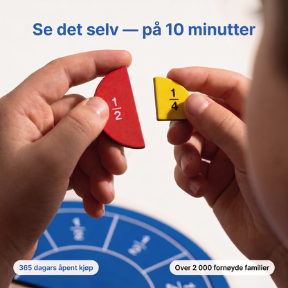 Zvarelo – BråkMagneten - Magnetisk brøkspill som gjør matte konkret og gøy for barn
