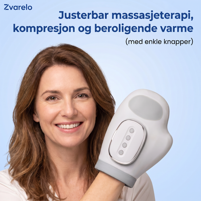 Zvarelo — Håndmassasjeapparatet med luftkompresjon og varme som lindrer stivhet og prikking på 15 minutter om dagen