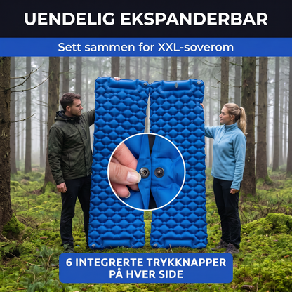 Zvarelo — Kompakt liggeunderlag som blåser seg opp selv på 30 sekunder