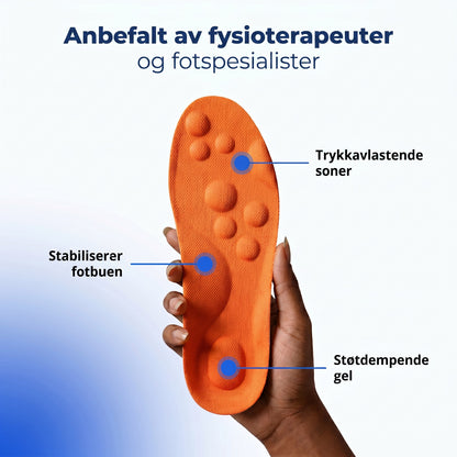 Anbefalt av fysioterapeuter og fotspesialister