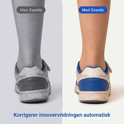 Innleggssoler for- og etterbilde