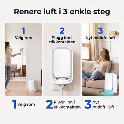 Renere luft i 3 enkle steg