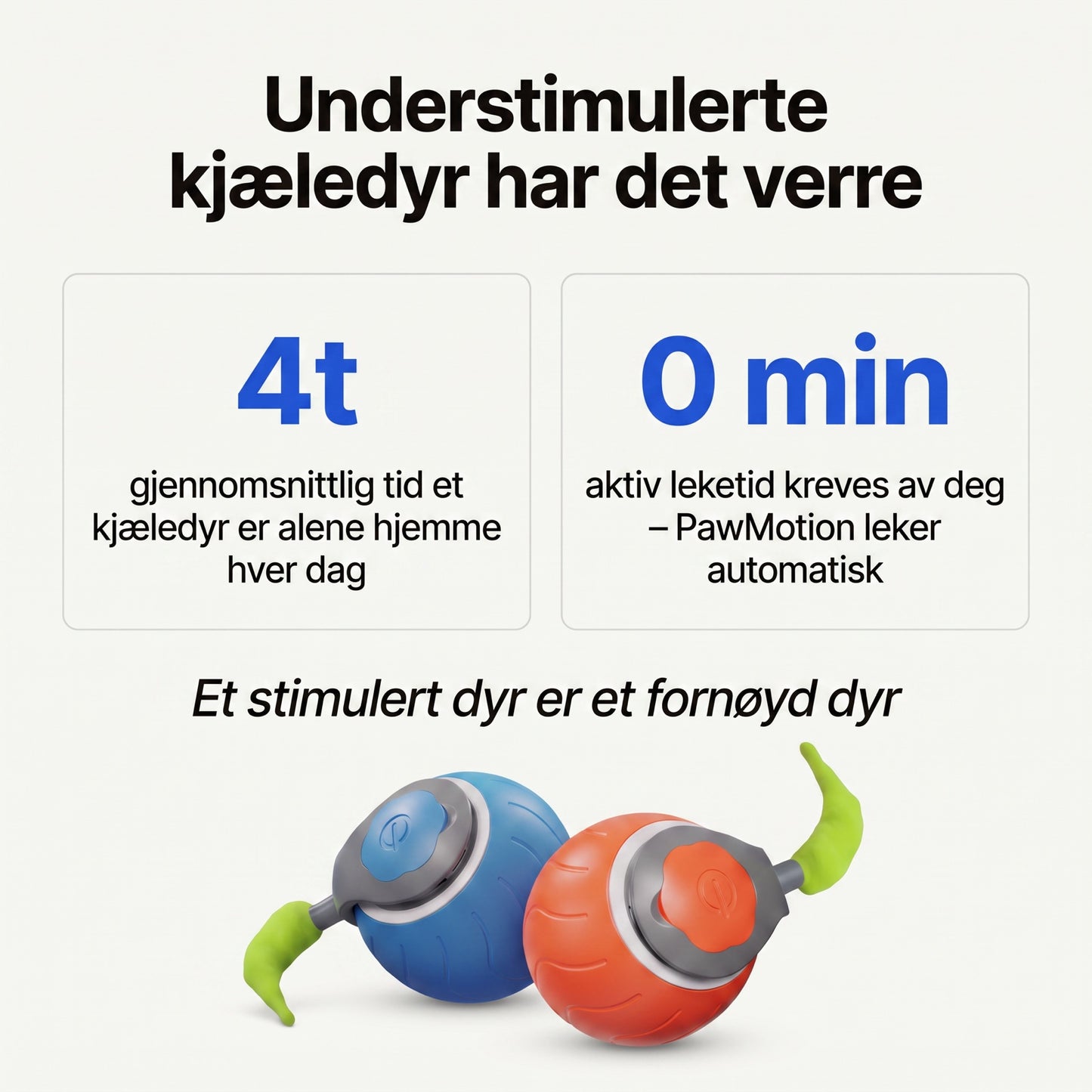 Understimulerte kjaeledyr