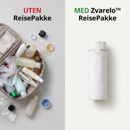 Uten vs med Zvarelo reisepakke