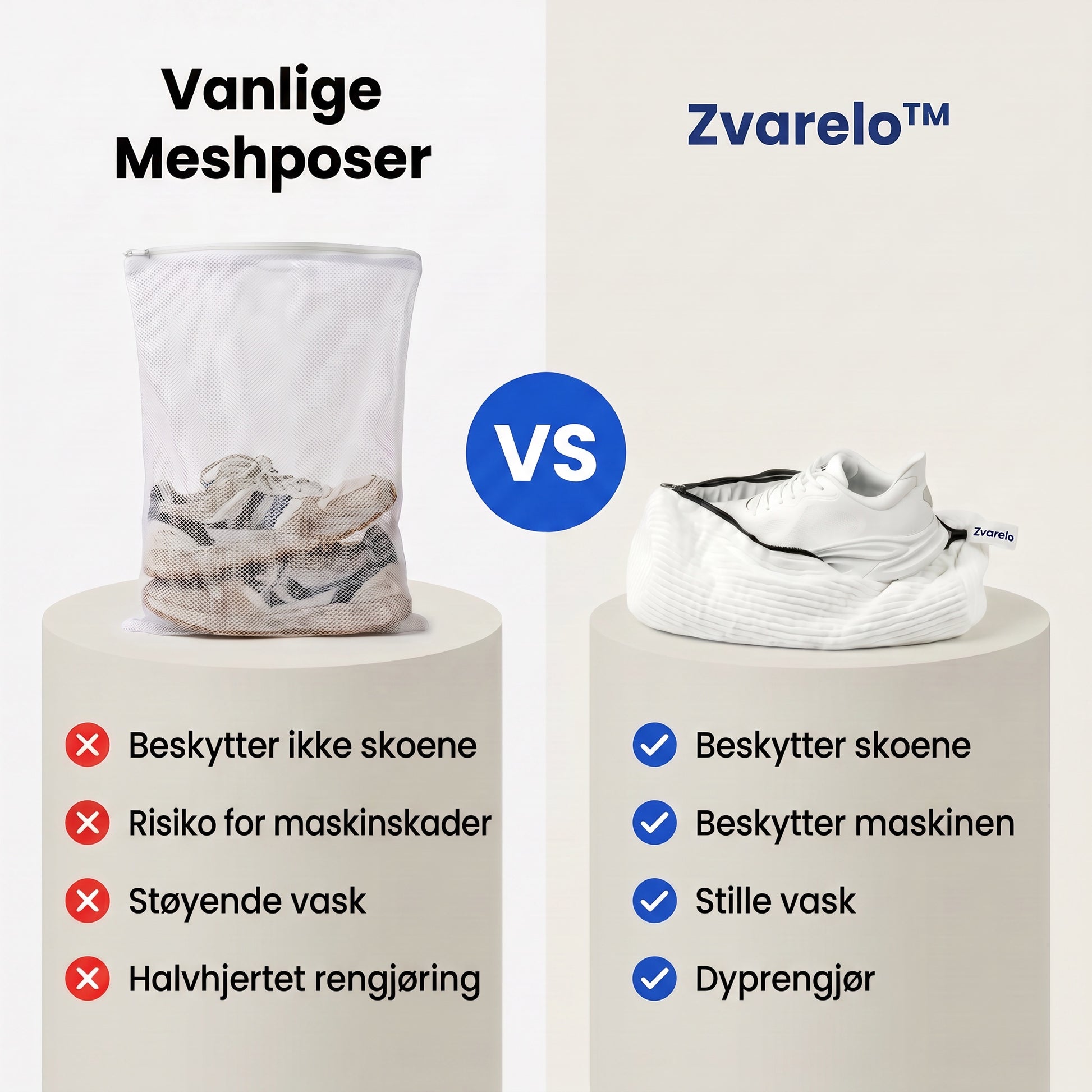 Sammenligning meshposer
