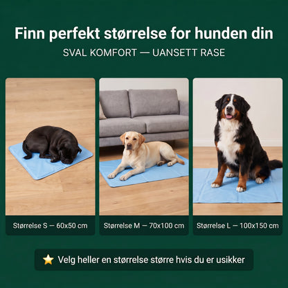 Størrelsesguide for kjølematten