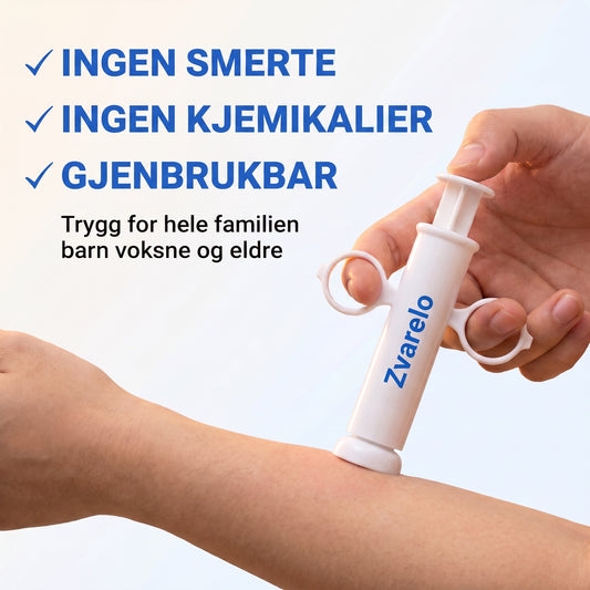 Ingen smerte, ingen kjemikalier, gjenbrukbar