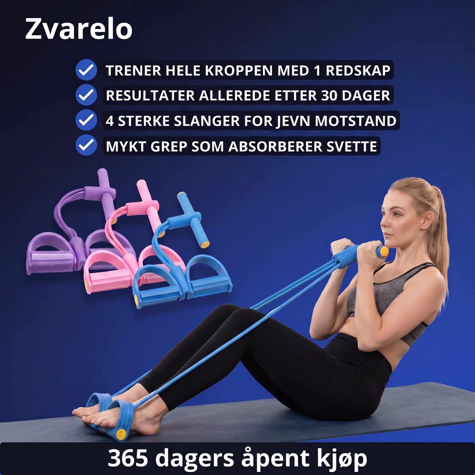 Trener hele kroppen med 1 redskap